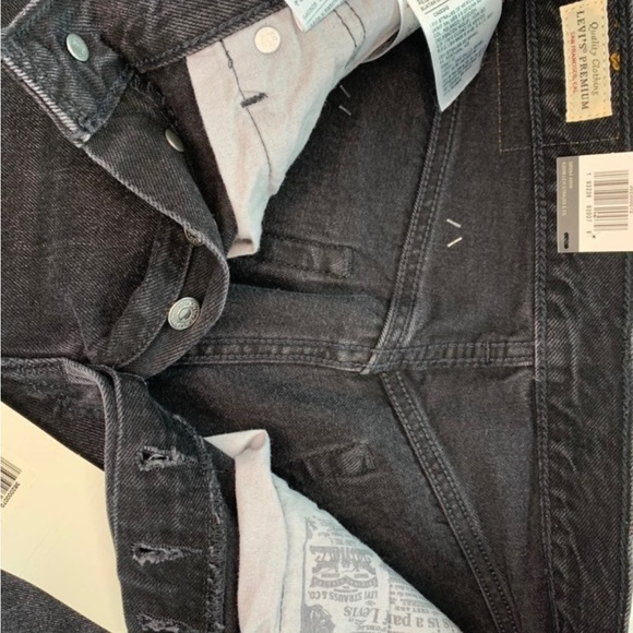 Levi’s 501 black denim jeans size 26 - Picture 9 of 11